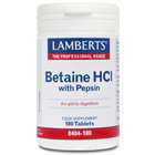 Lamberts Betaine HCl 324mg/Pepsin 5mg (180)