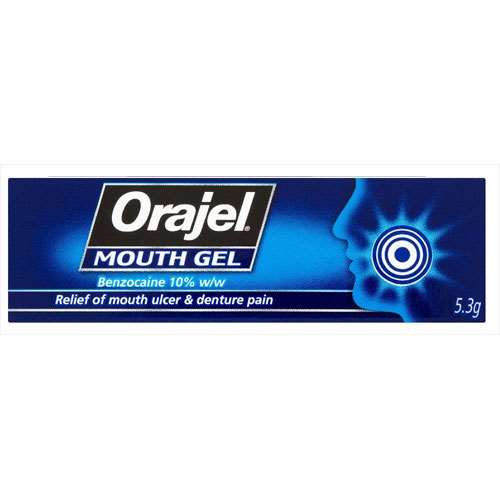 Orajel Mouth Gel 5.3g (Blue Label)