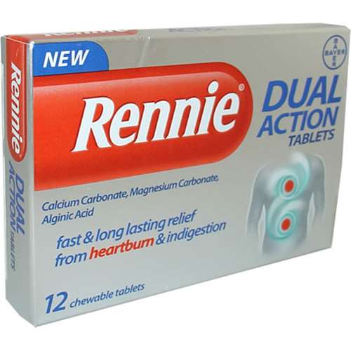 Rennie Dual Action Tablets (12) ExpressChemist.co.uk Buy Online