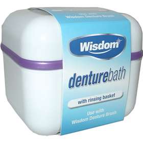 Wisdom Denture Bath with rinsing Basket