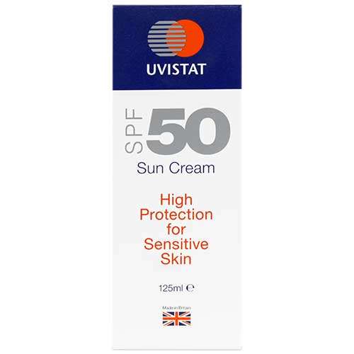 Uvistat Factor 50 Sun Cream 125ml