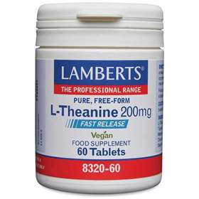 Lamberts L-Theanine 200mg 60 Tablets