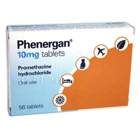 Phenergan Tablets 10mg (56 Tablets)