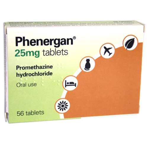 Phenergan Tablets 25mg (56 Tablets)