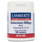 Lamberts Selenium 200&micro;g plus Vitamins A + C + E (100)