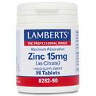 Lamberts Zinc 15mg (as Citrate) (90)