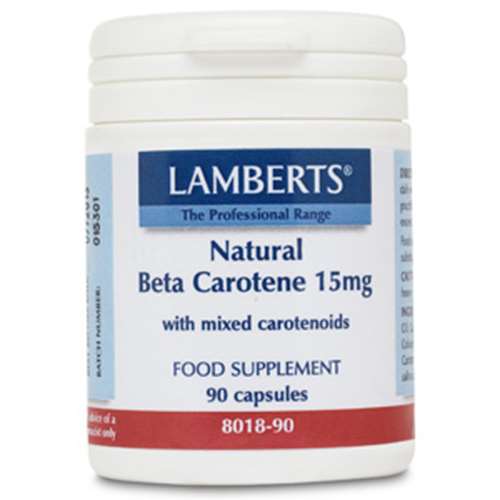 Lamberts Natural Beta Carotene with Mixed Carotenoids 15mg (90)