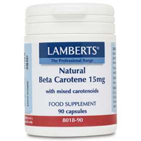 Lamberts Natural Beta Carotene with Mixed Carotenoids 15mg (90)