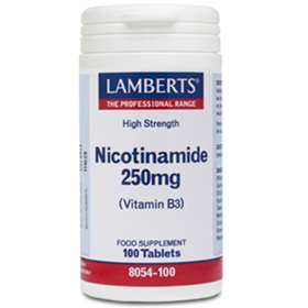 Lamberts Nicotinamide 250mg (Vitamin B3) 100 Tablets