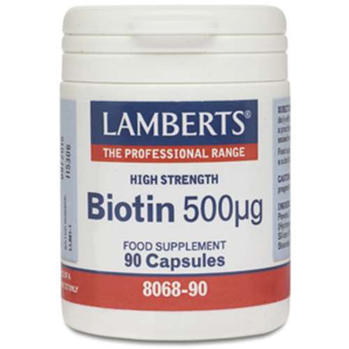 Lamberts Biotin 500mcg 90 Capsules