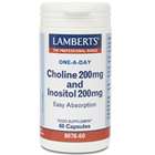 Lamberts Choline 200mg/Inositol 200mg 60 capsules