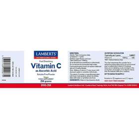 Lamberts Vitamin C as Ascorbic Acid Powder 250g