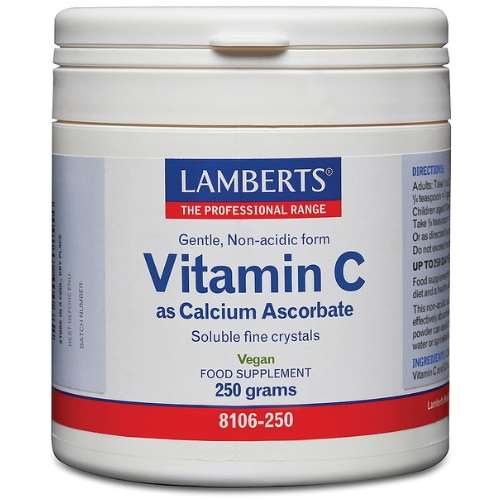 Lamberts Vitamin C Calcium Ascorbate 250g crystals