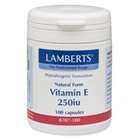 Lamberts Natural Form Vitamin E 250iu (168mg) 100 Capsules