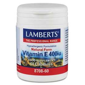 Lamberts Natural Form Vitamin E 400iu 268mg (60)