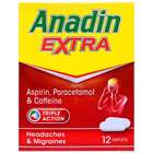 Anadin Extra Caplets 12x