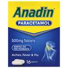 Anadin Paracetamol Tablets (16)