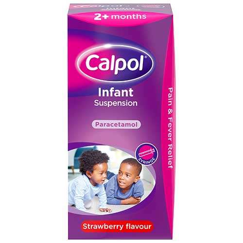 Calpol Infant Suspension Strawberry 100ml 2630