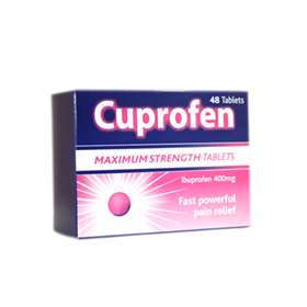 Cuprofen Ibuprofen Tablets Maximum Strength (48)