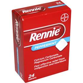 Rennie Peppermint Tablets 24 - ExpressChemist.co.uk - Buy ...