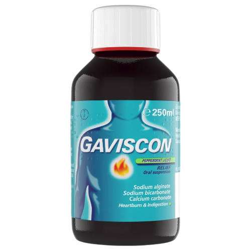 Click to view product details and reviews for Gaviscon Peppermint Liquid 250ml.