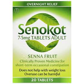 Senokot 7.5mg Tablets Adult (20)