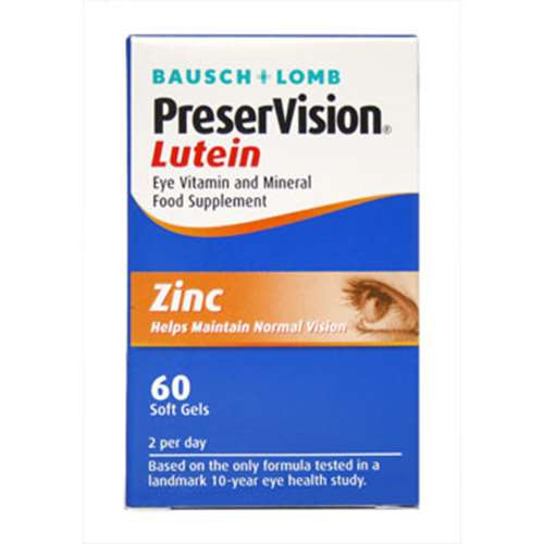 PreserVision Lutein Zinc Soft Gels (60)