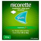 Nicorette Gum 4mg FreshMint  (210)