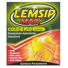 Lemsip Max Flu Pharmacy Strength Lemon Sachets 10