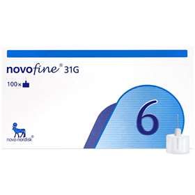 Novofine Needles 31G - 0.25 x 6mm (100)