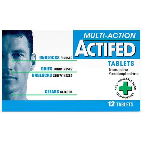 Actifed Multi-ActionTablets (12)