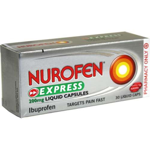 Nurofen Express 200mg Liquid Capsules (30)