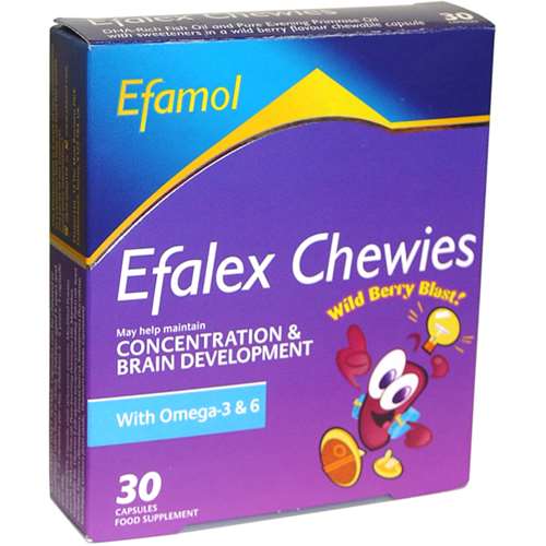 Efalex Chewies Capsules (30) - ExpressChemist.co.uk - Buy Online