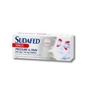 Sudafed Sinus Pressure & Pain Tablets 24
