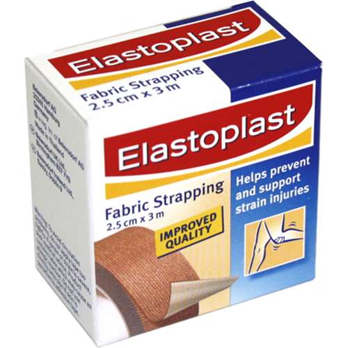 Click to view product details and reviews for Elastoplast Fabric Strapping 25cm X 3m. Click to view product details and reviews for Elastoplast Fabric Strapping 25cm X 3m.