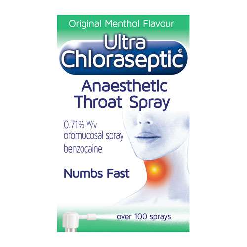 Ultra Chloraseptic Anaesthetic Throat Spray Original Menthol 15ml