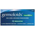 Germoloids Triple Action Suppositories 24