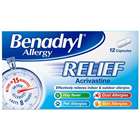 Benadryl Allergy Relief Capsules 12