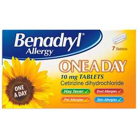 Benadryl Allergy One A Day 10mg Tablets 7