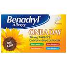 Benadryl Allergy One A Day 10mg Tablets 7