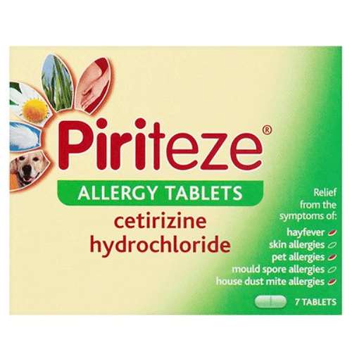 Piriteze Allergy Tablets (7)