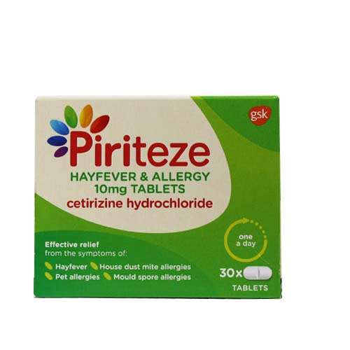 Piriteze Allergy Tablets (30)