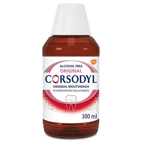 Click to view product details and reviews for Corsodyl Original Alcohol Free Mouthwash 300ml.