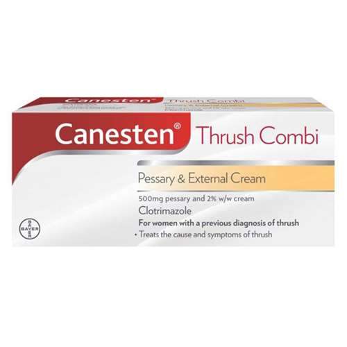 Canesten Combi Pack 500mg Pessary and 2% Cream