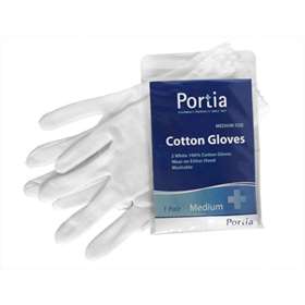 Portia Cotton Gloves Medium (1 pair)