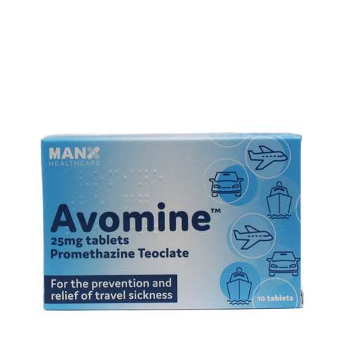 Avomine 25mg Tablets 10