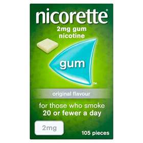 Nicorette Gum 2mg Original low Strength (105)