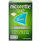 Nicorette Original Gum 4mg 105