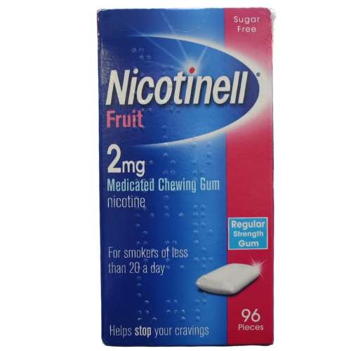 Nicotinell Fruit Chewing Gum 96 pieces 2mg