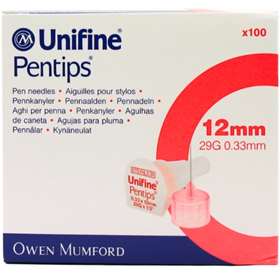 Unifine Pentips 29G 0.33x12mm (100)